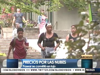 Pasear se convirtió en "lujo" para la ciudadanía