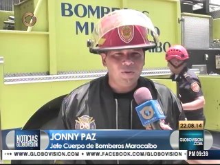 Mujer y sus 3 hijos rescatados de incendio en Maracaibo
