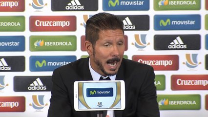 Supercopa - Simeone: "Pido disculpas por la expulsión"