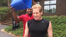 Skip Bayless Accepts ALS Ice Bucket Challenge.