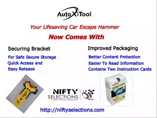 Car Escape Hammer AutoXiTool with Bracket