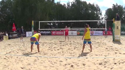 CZE vs RUS Kufa, R.-Tichy vs Liamin-Barsouk 1er set 0-2 (16-21, 18-21)