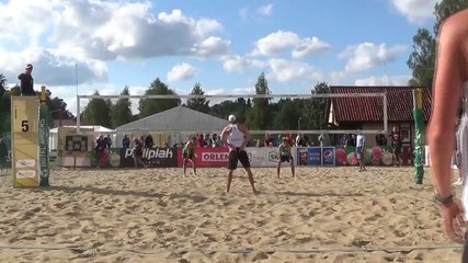USA vs AUS Gibb-Patterson  vs Court-Schumann  2-0 (21-15, 21-12)