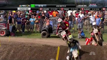 下载视频: 2014 AMA Motocross Rd 10 Unadilla 450 Moto 2