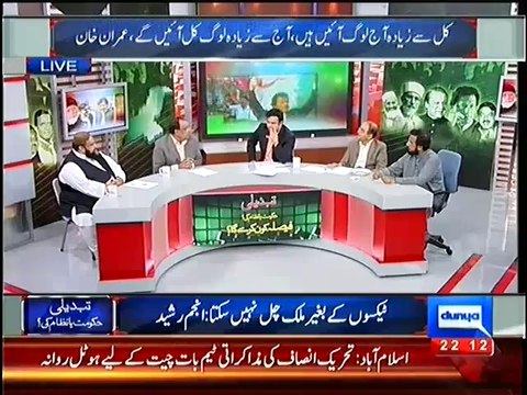 Intense Fight Between Analyst Anjum Rasheed and Maulana Tahir Ashrafi in a Live Show