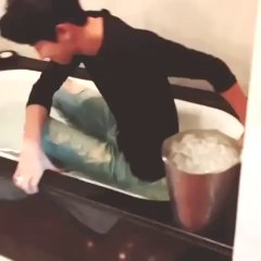 [140822] EXO Chanyeol Instagram Video - Ice Bucket Challenge