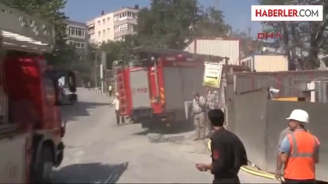 Mecidiyeköy Rezidans İnşaatında Yagnın 1