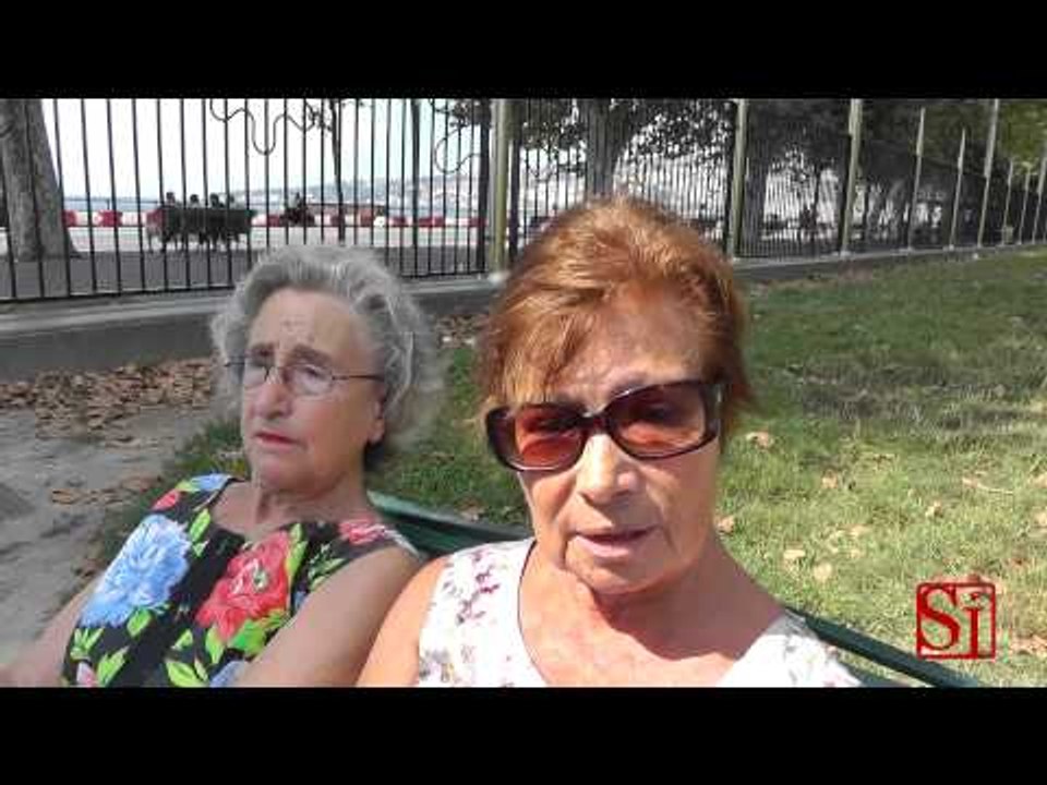 Napoli - La Villa Comunale nel degrado (22.08.14)