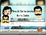 People express  their views  through  Gullu butt (Mera dil hai sheesha ka aur woh zalim hai Gulu But)