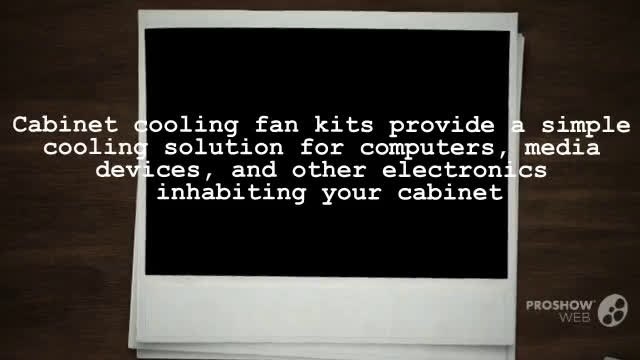 Home Cabinet Cooling Fan