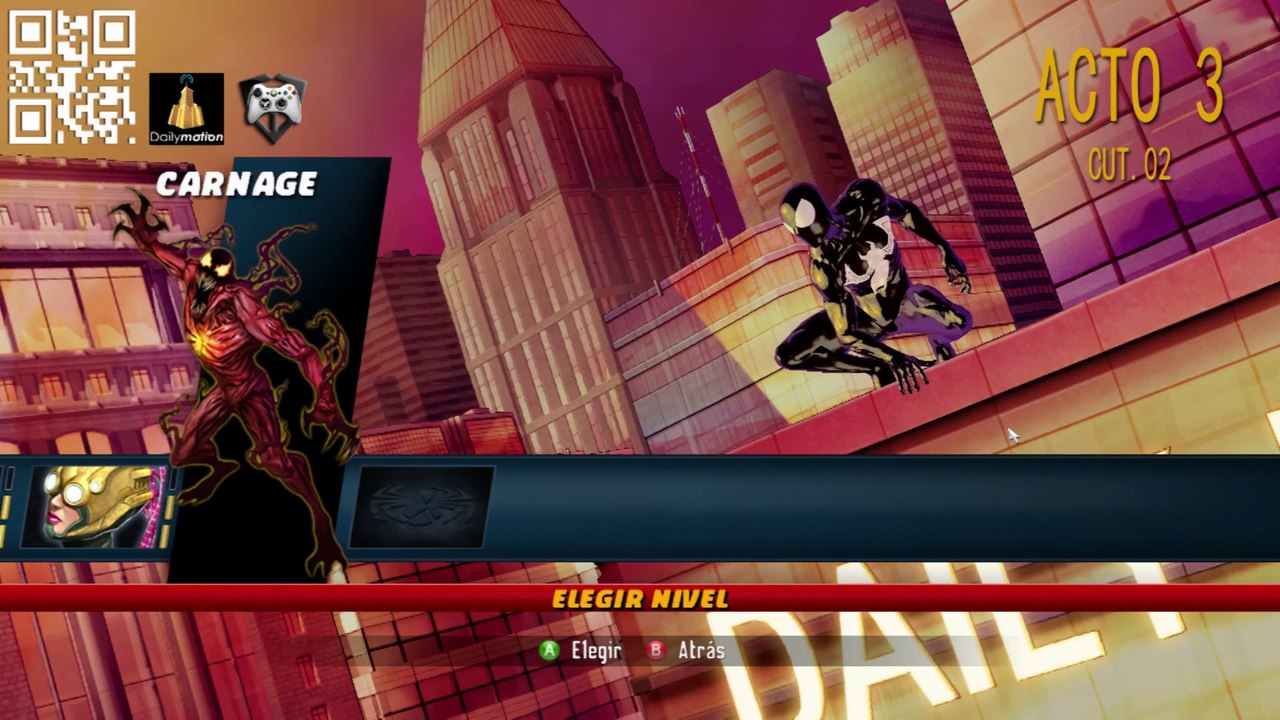Spiderman Shattered Dimensions Sub. Español Acto.3 Cut.02 - CARNAGE