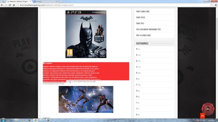 Batman Arkham Origins Download Full Game [PS3]