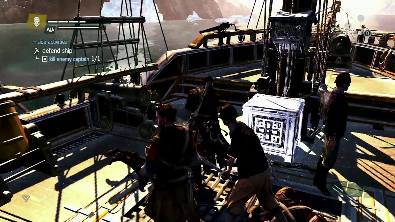 Assassin's Creed Rogue : Arctic Naval Gameplay