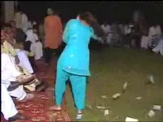 HOT DESI DANCE mujra ..in blue dress