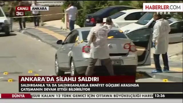 Ankara'da Silahlı Saldırı: 2'si Polis 4 Yaralı
