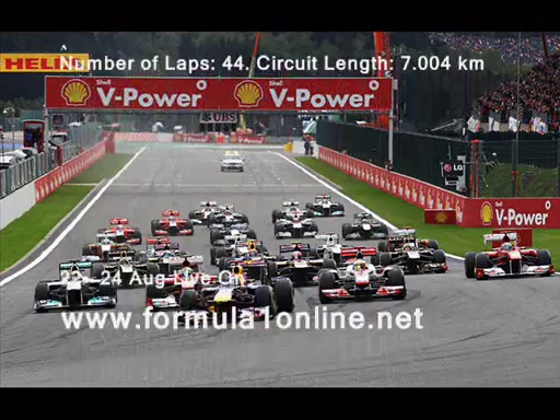 watch Formula One Belgian gp live bbc