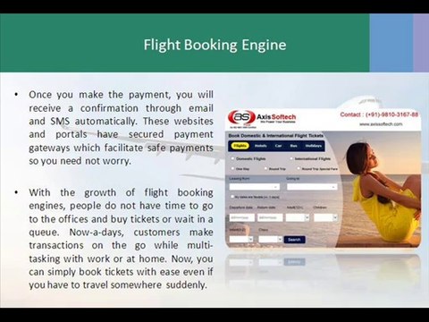 Flight Booking Engine, Flight Reservation Software System - Axis Softech