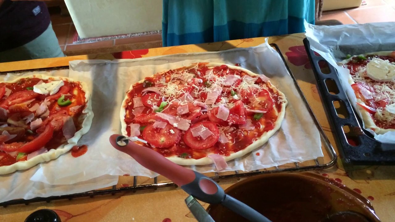 Les pizzas d'Angèle et Gaspard