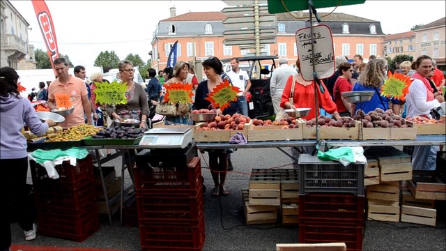 Pont-de-Vaux. Marché du 20 août 2014