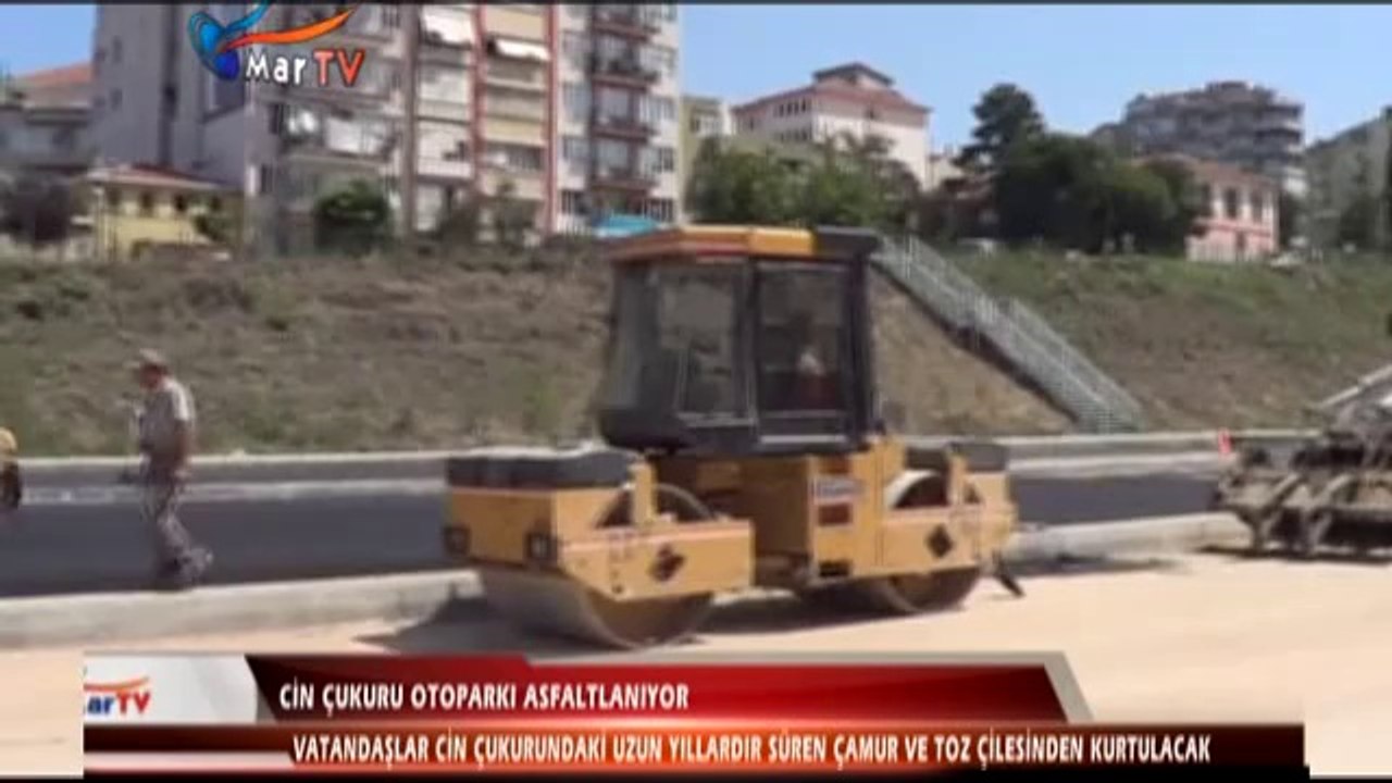 CİN ÇUKURU OTOPARKI ASFALTLANIYOR