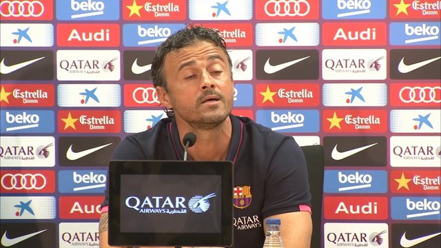 Luis Enrique: Vamos con ilusión, y queremos empezar ganando