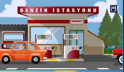 benzin istasyonu  Flash animasyon