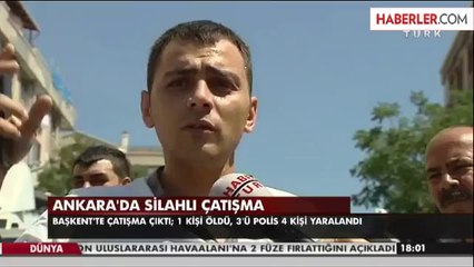 Ankara'daki Çatışmada Yaralı Kadın Kurtarılmayı Bekledi