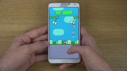 Swing Copters Samsung Galaxy Note 3 4K Gaming Review