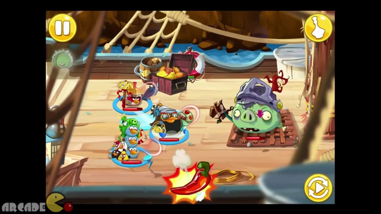 Angry Birds Epic Cave 6 Final Boss NEW FORGOTTEN BASTION Unlocked, Endless Winter 10 Gold Piggies