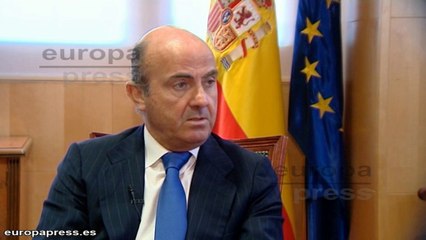 De Guindos asegura que la creación de empleo en 2015 sea "el doble" que en 2014