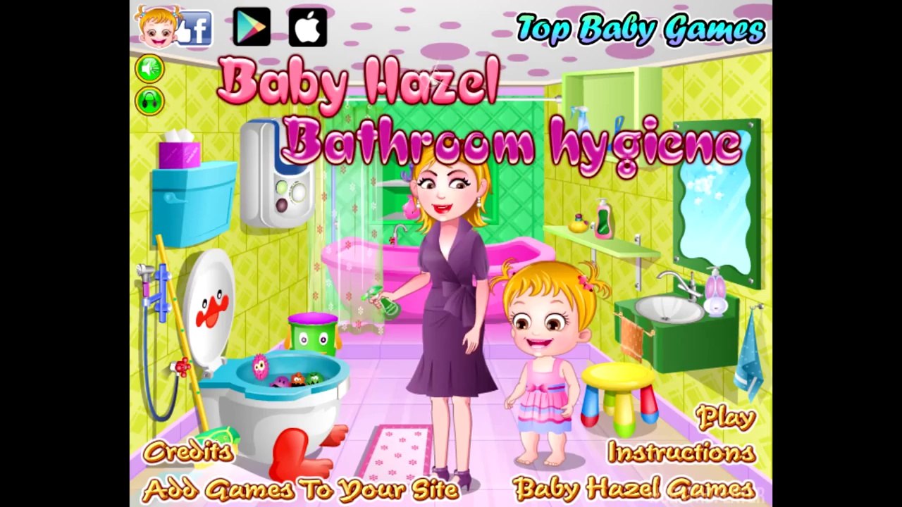 Baby Hazel Bathroom Hygiene - Babies, Kids and Girls Video Games - Dora the Explorer (1)