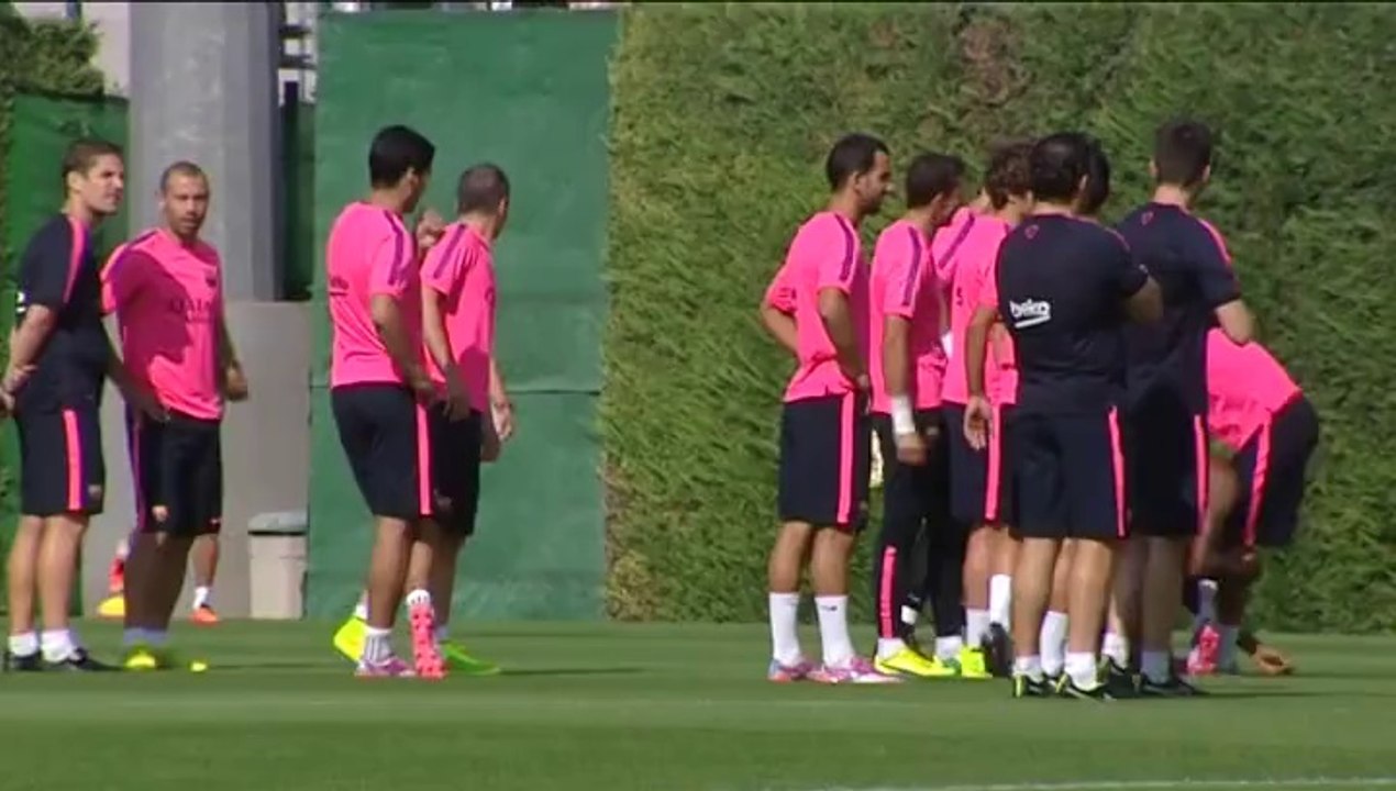 Pedro joins team's workout while Neymar recovers apart from the group