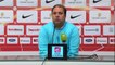 Conférence de presse AS Nancy-Lorraine - Nîmes Olympique (0-0) : Pablo  CORREA (ASNL) - José  PASQUALETTI (NIMES) - 2014/2015