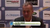 Conférence de presse ESTAC Troyes - Stade Lavallois (0-0) : Jean-Marc FURLAN (ESTAC) - Denis ZANKO (LAVAL) - 2014/2015