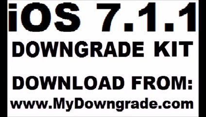 iOS 7.1.1 DOWNGRADE to iOS 7.1, 7.0.6, 7.0.4, 7.0, 6.1.4, 6.1.3 for iPhone 4, 4s, 5, 5c, 5s, iPad
