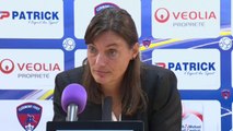 Conférence de presse Clermont Foot - GFC Ajaccio (3-4) : Corinne DIACRE (CF63) - Thierry LAUREY (GFCA) - 2014/2015