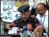 Ex Police officer offers his son for sale at PAT sit-in
