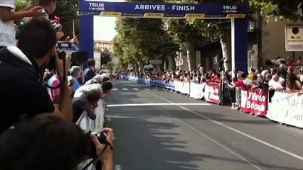 Tour de l'Avenir 2014 - Arrivée de la 1ère étape