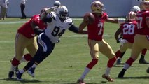 Q1 Liuget forces fumble of Kaepernick