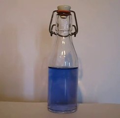 Expérience de la bouteille bleue