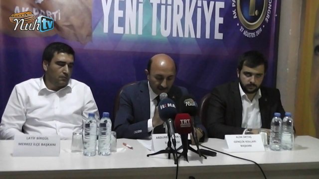 Ağrı Ak Parti Ağrı İl Başkanlığı Basın Açıklaması