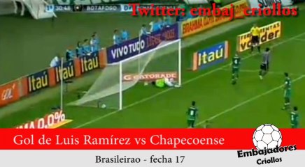 Gol de Luis Ramírez vs Chapecoense
