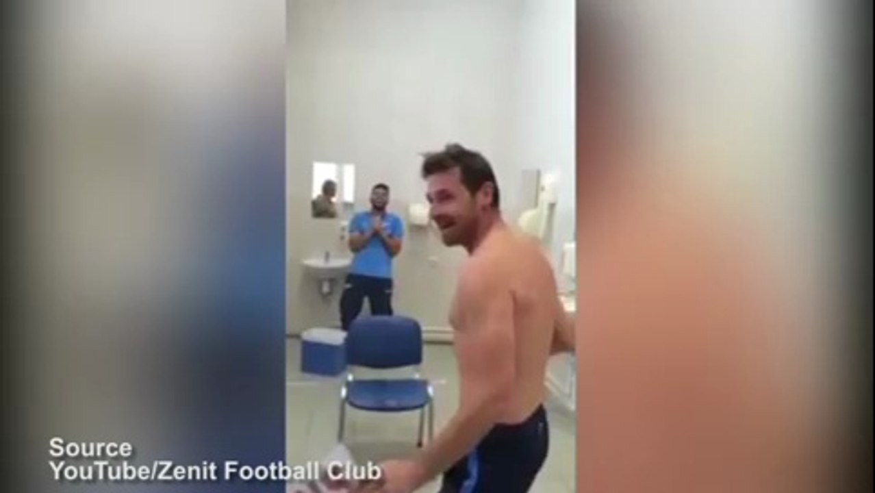 Andre Villas Boas takes on the Ice Bucket Challenge