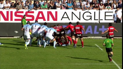Bayonne-Oyonnax: Essai Joe Rokocoko (BAY) - J2 - Saison 2014/2015