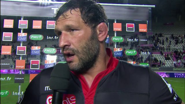 Stade Français-Lyon: Interview Lionel Nallet (LYO) - J2 - Saison 2014/2015