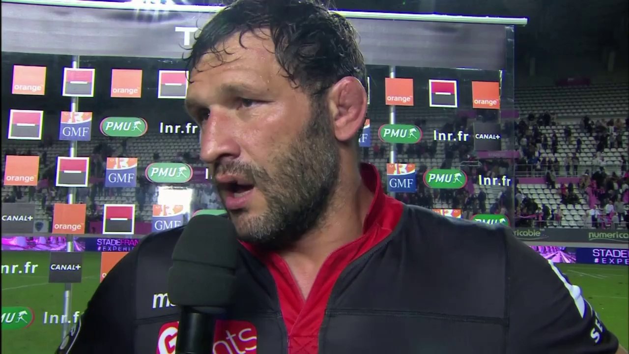 Stade Français-Lyon: Interview Lionel Nallet (LYO) - J2 - Saison 2014/2015