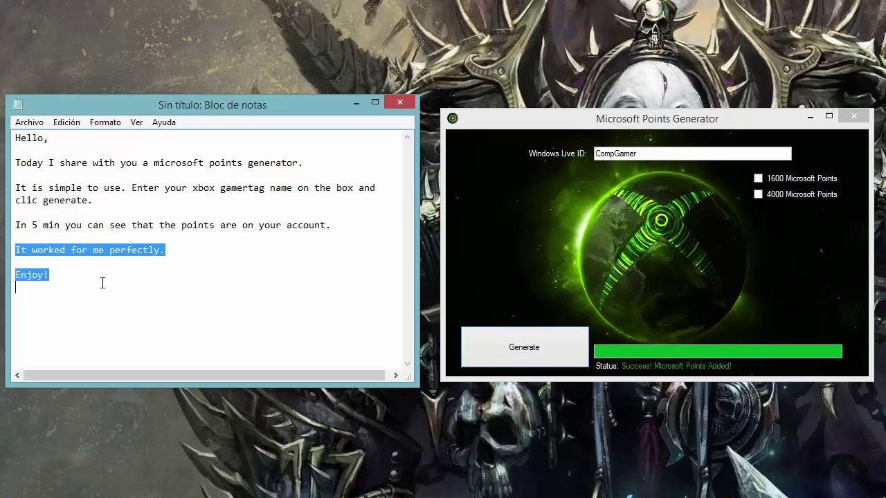 How to get Free Microsoft Points 2014 - Working Microsoft Points Generator 2014 Free