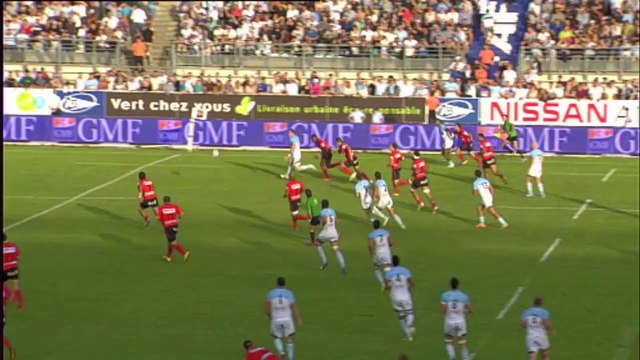 Bayonne-Oyonnax: Essai 2 Scott Spedding (BAY) - J2 - Saison 2014/2015