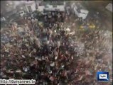 Exclusive Coverage Of PTI Azadi March Through Aerial Camera, Getting bigger and bigger each day