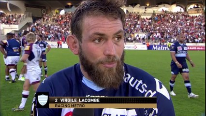 Bordeaux-Racing: Interview Virgile Lacombe (RAC) - J2 - Saison 2014/2015